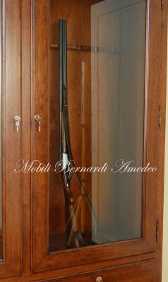 Classic style rifle handcrafted in solid walnut wood